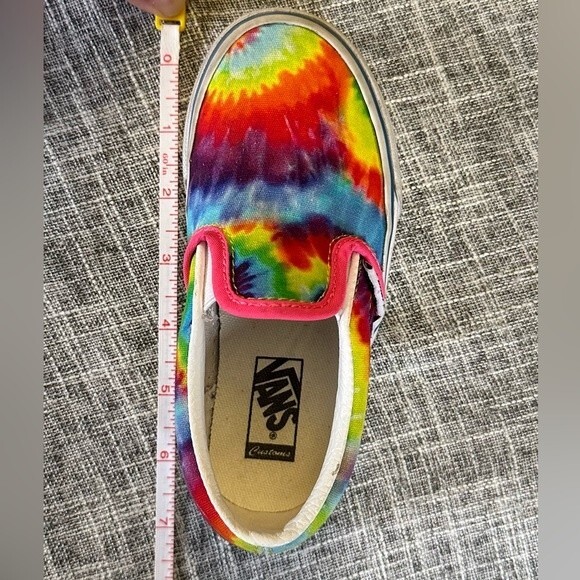 Vans Off the Wall Tie Dye Slip On Shoes Youth Size 11 - Picture 9 of 9